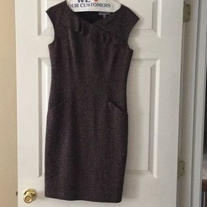 Beautiful purple tweed dress with pockets!